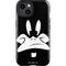 Looney Tunes Daffy Duck Plain Black and White iPhone 15 Impact Case